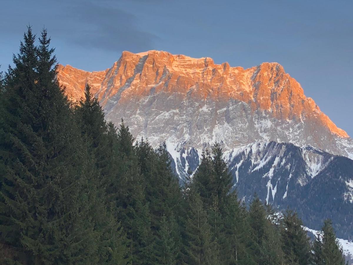 Panoramablick Lägenhet Lermoos Exteriör bild