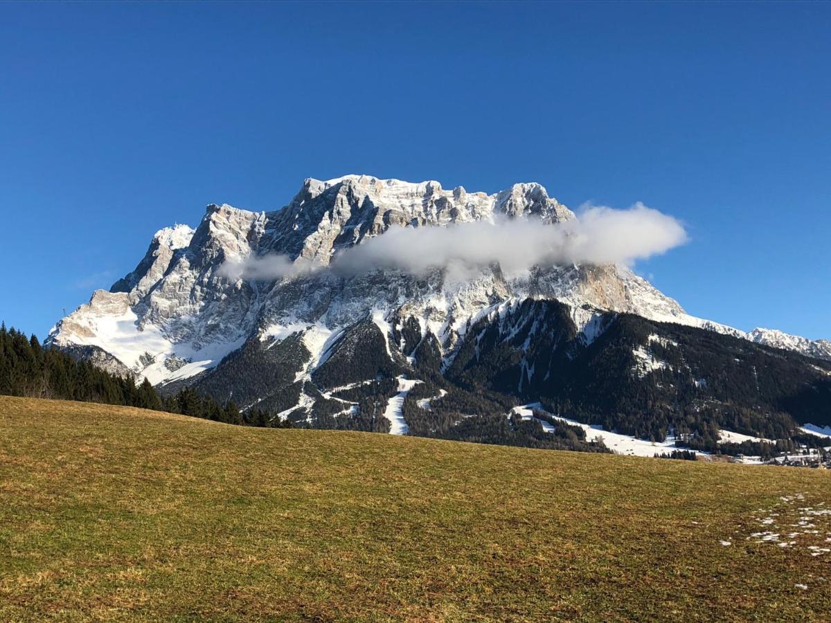 Panoramablick Lägenhet Lermoos Exteriör bild