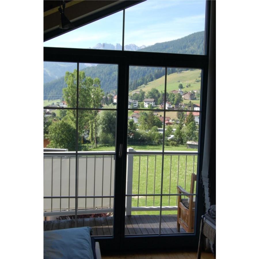 Panoramablick Lägenhet Lermoos Exteriör bild