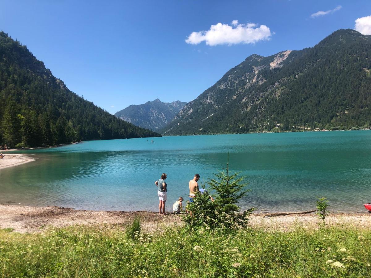 Panoramablick Lägenhet Lermoos Exteriör bild