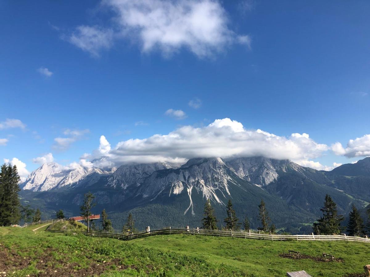 Panoramablick Lägenhet Lermoos Exteriör bild