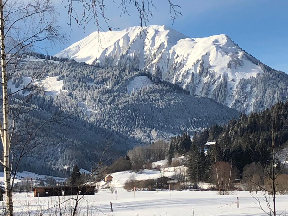 Panoramablick Lägenhet Lermoos Exteriör bild