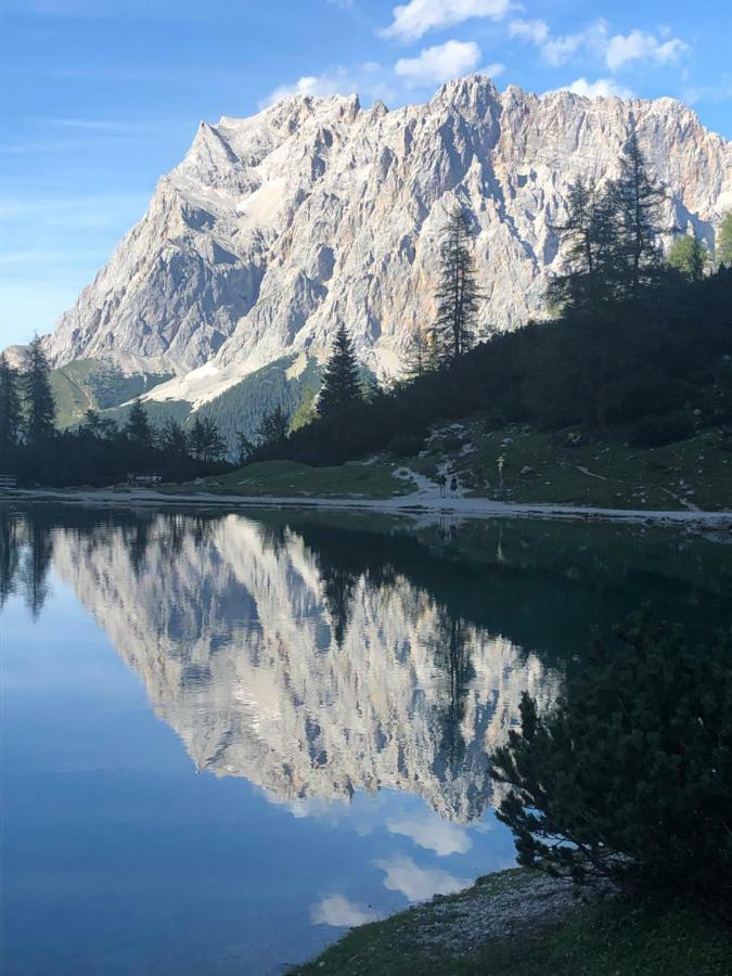 Panoramablick Lägenhet Lermoos Exteriör bild