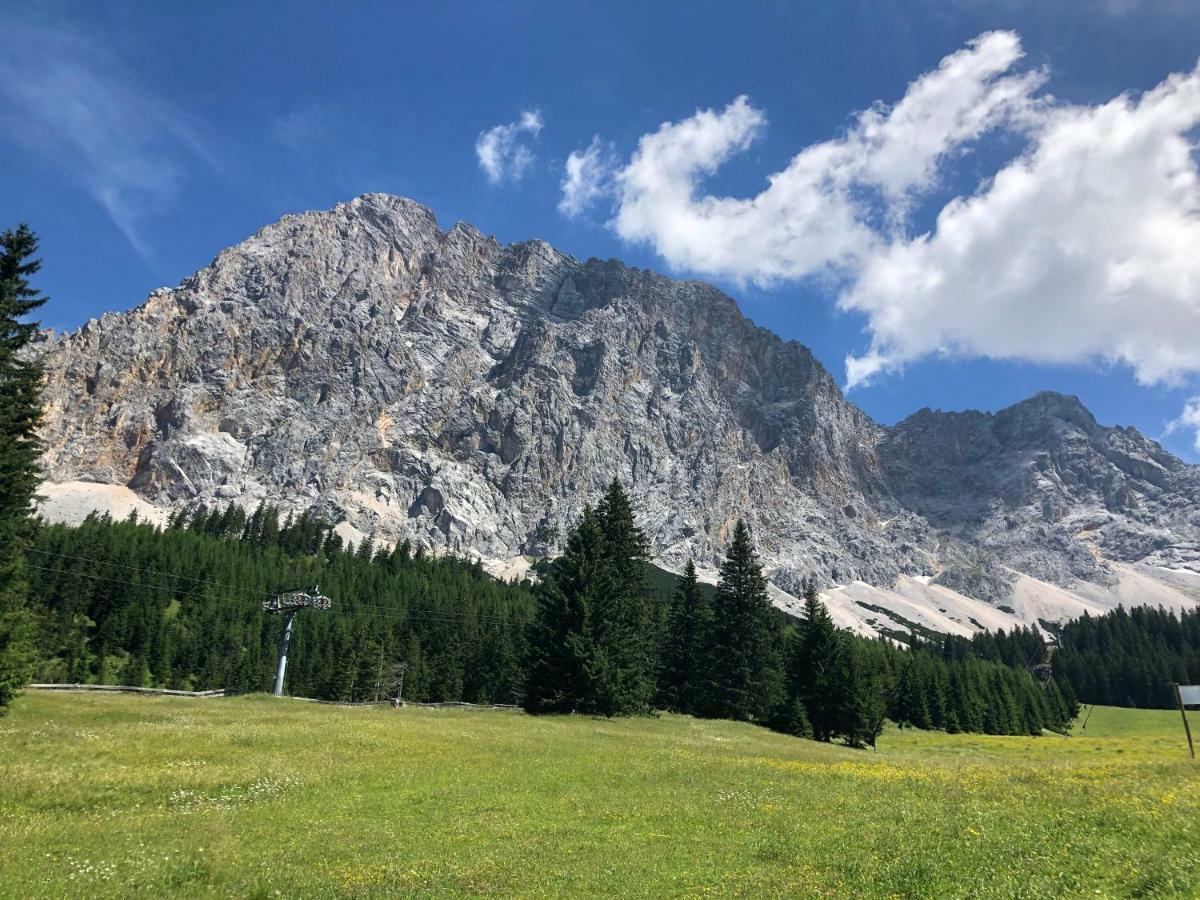 Panoramablick Lägenhet Lermoos Exteriör bild